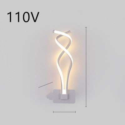 Led wand lampe nordic minimalistischen schlafzimmer nacht lampe