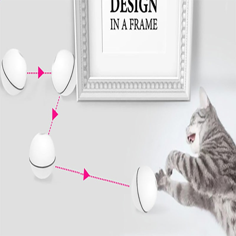 LED Laser Electronic Rolling Pet Funny Cat Toy Ball - X2-Shopping