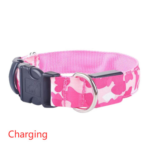 Camouflage pet supplies luminous dog collar - X2-Shopping