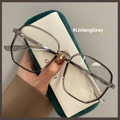 Large Frame Irregular Glasses Round Face Super Light Oversized - X2-Shopping