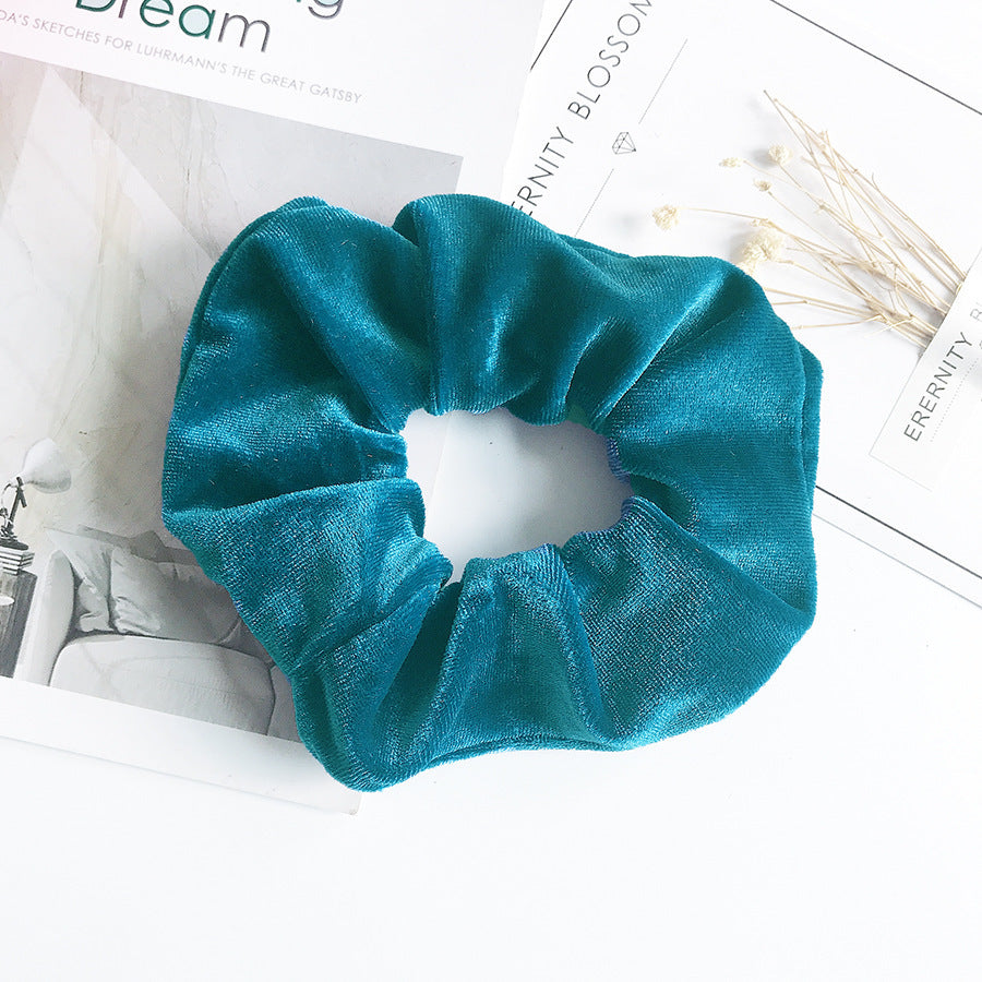 Flanell-Haargummi, Haarseil, Amazon-Samt, modischer Pferdeschwanz, Haar-Accessoires