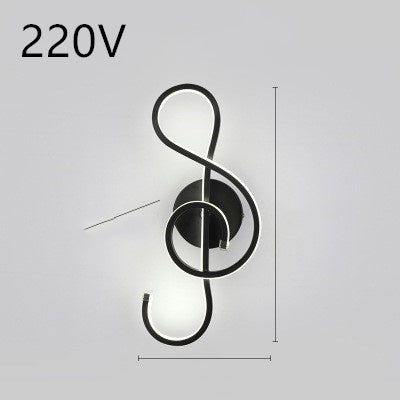 Led wand lampe nordic minimalistischen schlafzimmer nacht lampe