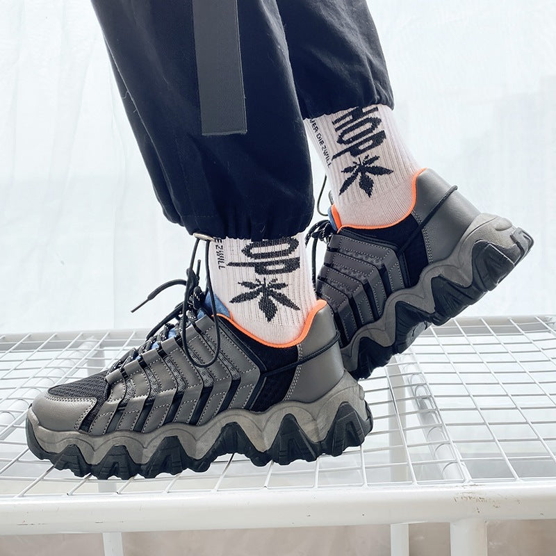 High-Explosive Trendy Shoes, Big Wave Bottom Old Shoes