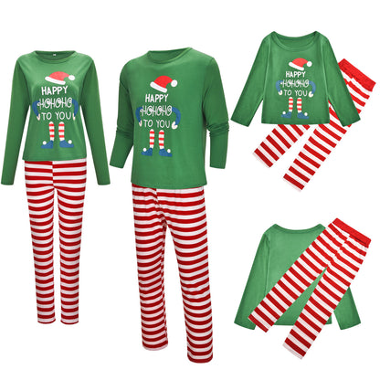 Homewear Pajamas Set Christmas Doll Print - X2-Shopping