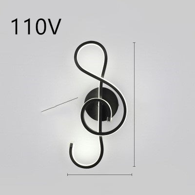Led wand lampe nordic minimalistischen schlafzimmer nacht lampe