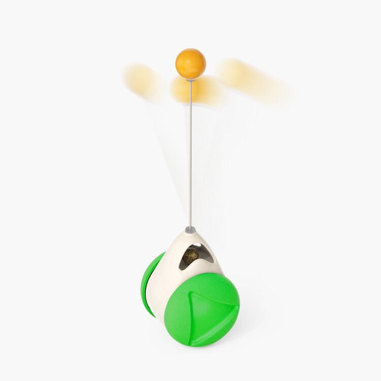 Cat Rotating Windmill Multi-Function Toys Itch Scratching Device Teeth Shining Toy - X2-Shopping