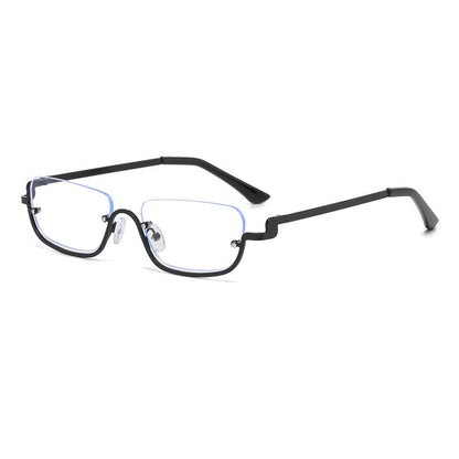Personality Semi-rimless Sunglasses Colorful Marine Lens Advanced Sense