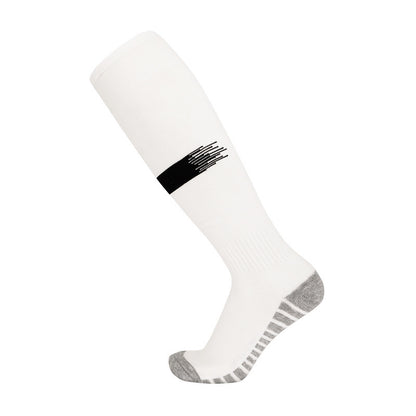 Lange, verdickte Fußballsocken für Herren, Handtuchunterseite, Trainingssport