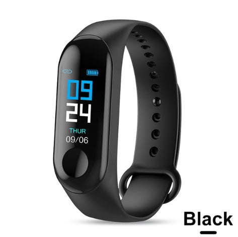 Kompatibel mit Smart-Armband, Herzfrequenz- und Blutdruckmessgerät, Schrittinformationen, Push-Smart-Erinnerung, Farbarmband