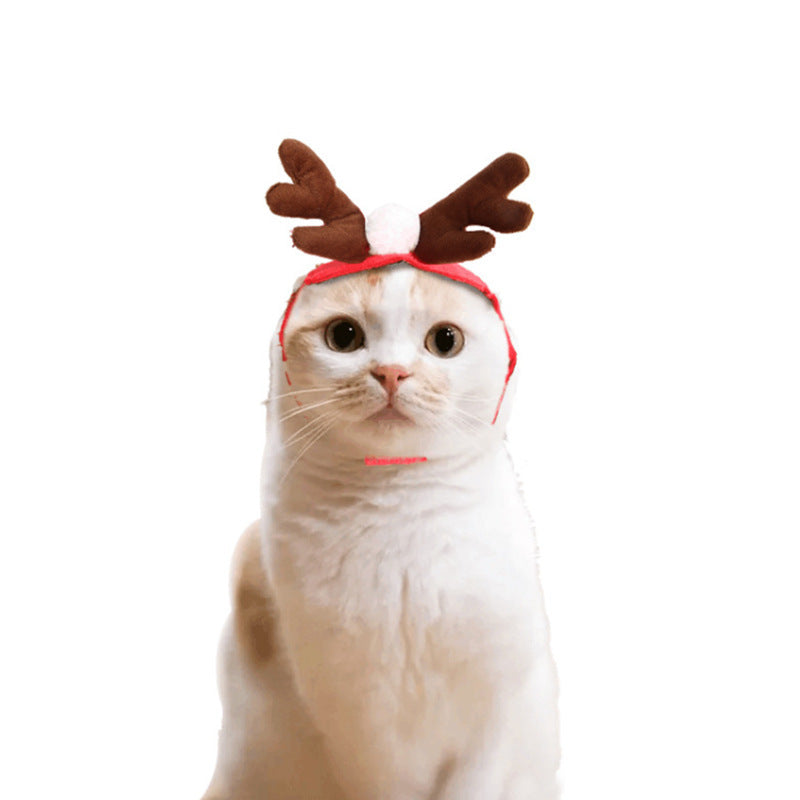 Cute Dog Cat Costume Christmas Cloak Halloween Disguise Cat - X2-Shopping