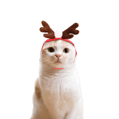 Cute Dog Cat Costume Christmas Cloak Halloween Disguise Cat - X2-Shopping