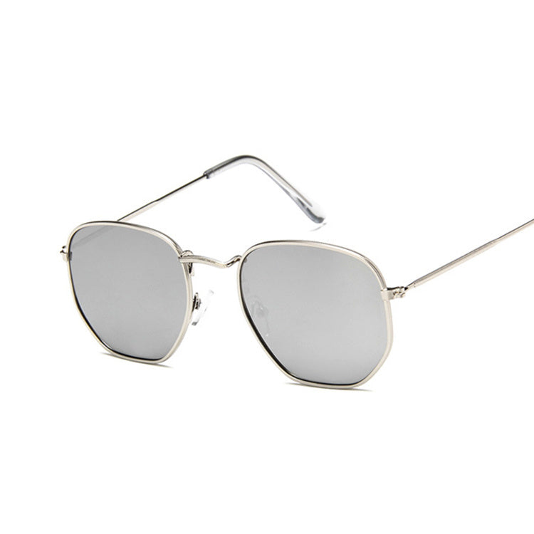 Sechseckige Sonnenbrille für Damen 
