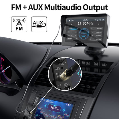 7 Auto Wireless CarPlay Display Zigarettenanzünder Schnittstelle Saugnapf Universal