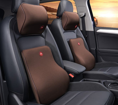 Auto Kopfstütze Nackenschutz Rückenlehne Autositz Kissen Lendenkissen Memory Foam