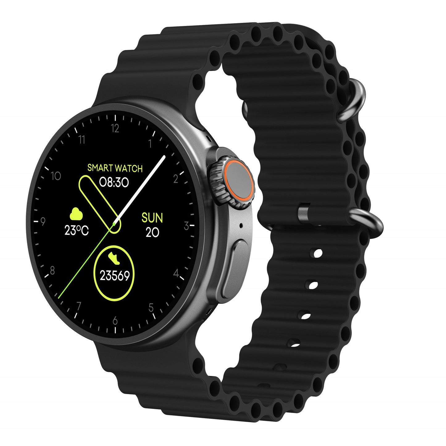 Neue K9 Smart Watch 1.39 Runder Bildschirm-Encoder True Screw Clip Kabelloses Laden NFC Offline- und Zahlungsfunktion