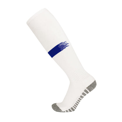Lange, verdickte Fußballsocken für Herren, Handtuchunterseite, Trainingssport