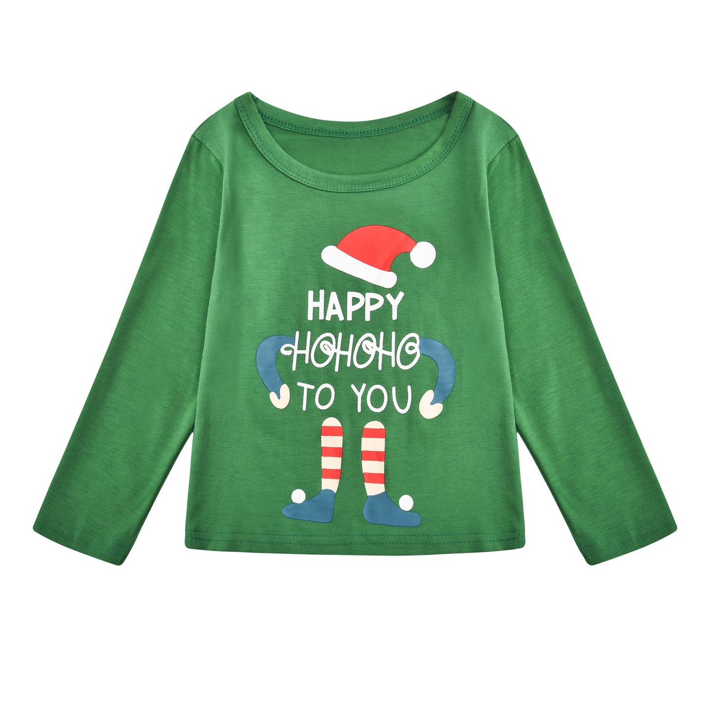 Homewear Pajamas Set Christmas Doll Print - X2-Shopping