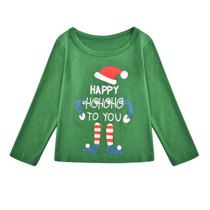 Homewear Pajamas Set Christmas Doll Print - X2-Shopping