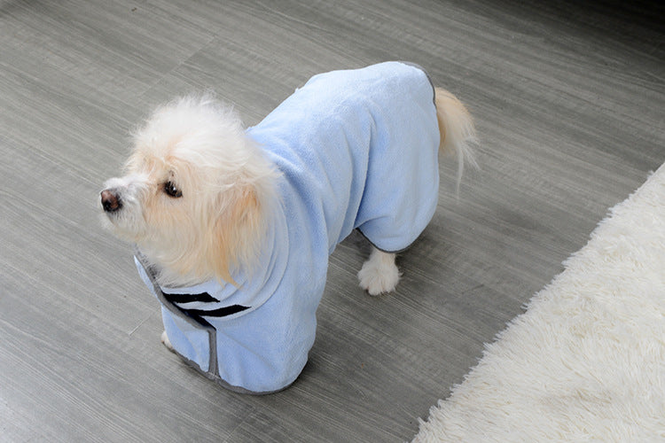 Quick-drying Pet Absorbent Towel Dog Bathrobe Pet Dog Bath Towel For Dogs Cats Microfiber Absorbent Pet Drying Towel Pet Supplies Pet Products - X2-Shopping