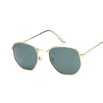 Sechseckige Sonnenbrille für Damen 