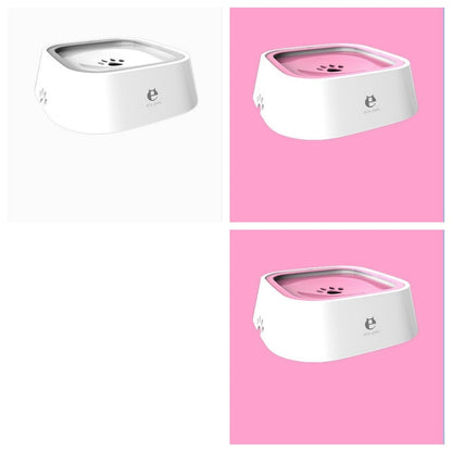 1.5L Cat Dog Water Bowl Carried Floating Bowl Anti-Overflow Slow Water Feeder Dispenser Pet Fountain ABS&PP Dog Supplies - X2-Shopping