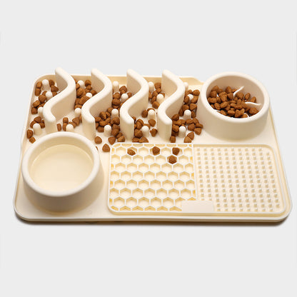 Dog Silicone Licking Pad Pet Licking Mat Silicone Smelling Mat Multifunctional Food Bowl Pets Supplies - X2-Shopping