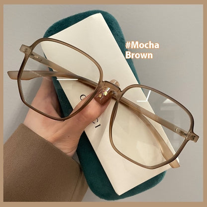 Large Frame Irregular Glasses Round Face Super Light Oversized - X2-Shopping