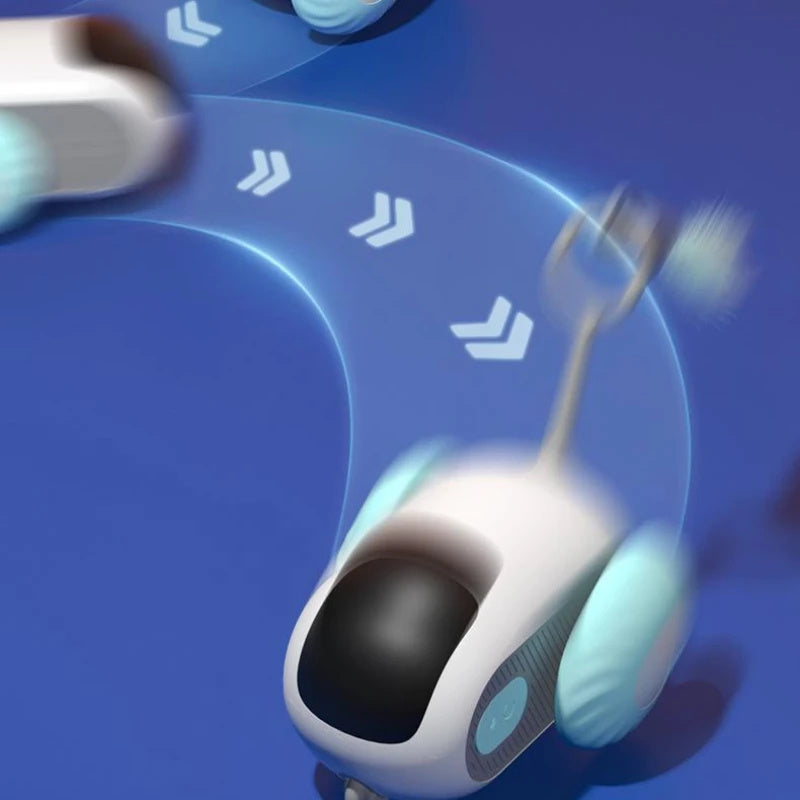 Remote Control Interactive Cat Car Toy USB Charging Chasing Automatic Self-moving Remote Smart Control Car Interactive Cat Toy Pet Products - X2-Shopping
