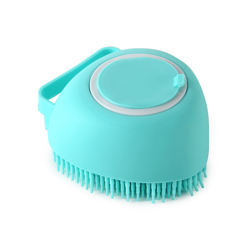Silicone Dog Bath Massage Gloves Brush Pet Cat Bathroom Cleaning Tool Comb Brush For Dog Can Pour Shampoo Dog Grooming Supplies - X2-Shopping