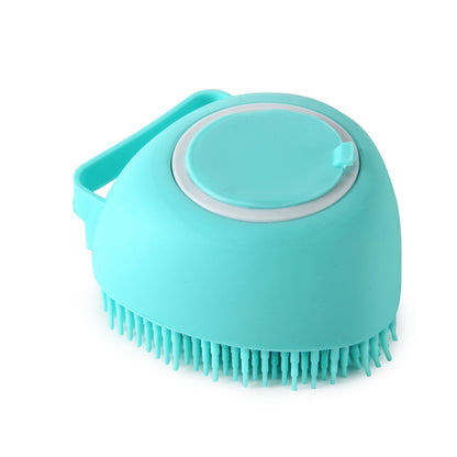 Silicone Dog Bath Massage Gloves Brush Pet Cat Bathroom Cleaning Tool Comb Brush For Dog Can Pour Shampoo Dog Grooming Supplies - X2-Shopping