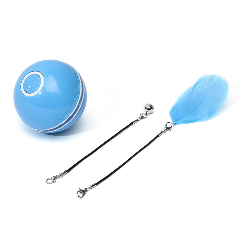 LED Laser Electronic Rolling Pet Funny Cat Toy Ball - X2-Shopping