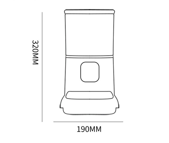 Pet Automatic Feeder Large Capacity Smart Voice Recorder APP Control Timer Feeding Cat Dog Food Dispenser With WiFi Pet Bowl - X2-Shopping