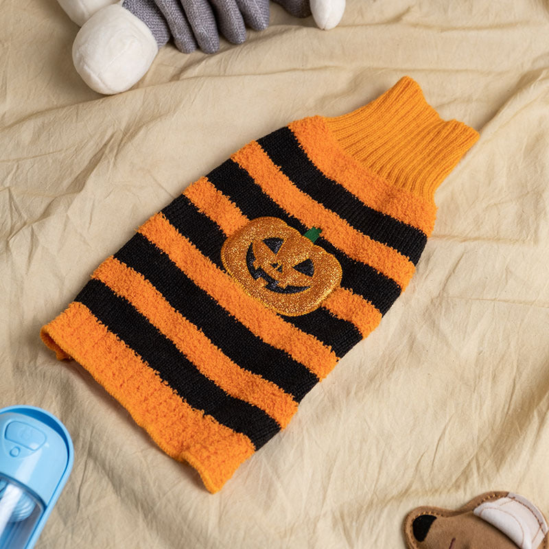 Halloween Dog Sweaters Pet Costume Teddy Warm Leisure Sweater Cosplay Clothes For Dogs Pets Outfits - X2-Shopping