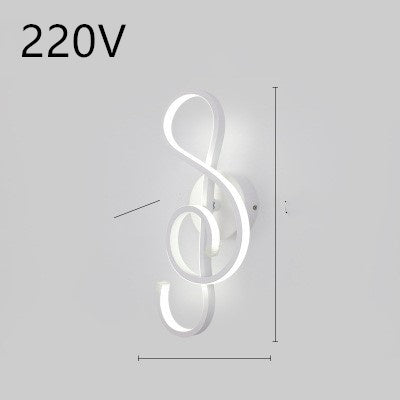 Led wand lampe nordic minimalistischen schlafzimmer nacht lampe