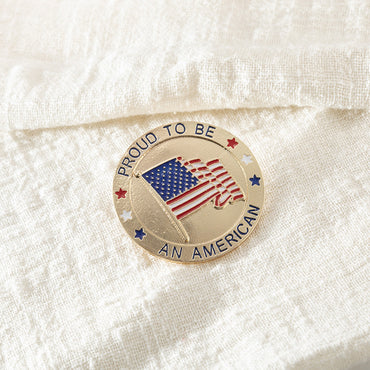 American Patriotic Republican Campaign Metal Brooch