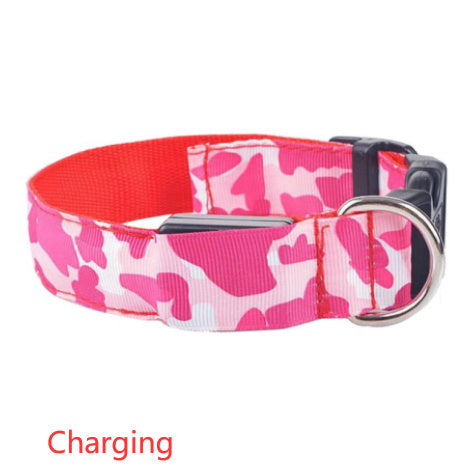 Camouflage pet supplies luminous dog collar - X2-Shopping