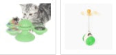 Cat Rotating Windmill Multi-Function Toys Itch Scratching Device Teeth Shining Toy - X2-Shopping