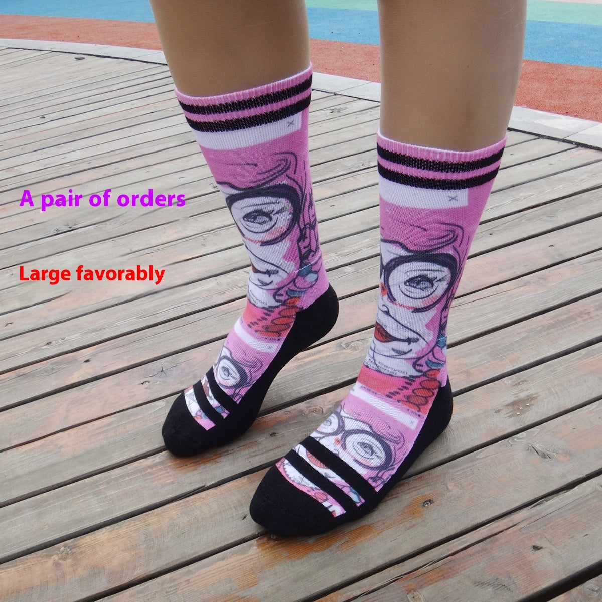 Cartoon Pet Head Face Socks - X2-Shopping