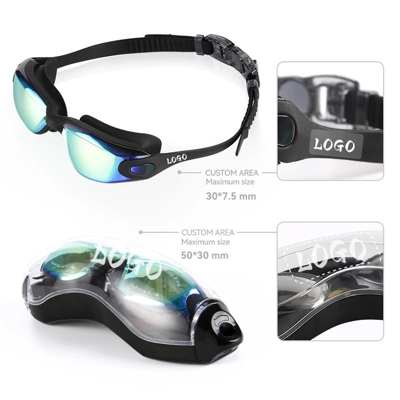 HD Waterproof Anti-fog Electroplating Goggles - X2-Shopping