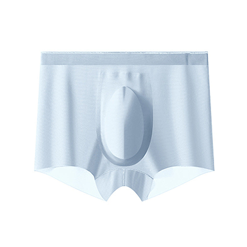 Sommer Erfrischende Atmungsaktive Herren Ice Silk Unterwäsche Nahtlose Ultradünne Boxershorts