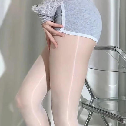 Horse Oil Socks Shiny Stockings Sentiment