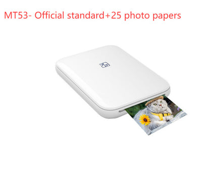Farbfotodrucker, tragbarer kabelloser Vollfarb-Fotodrucker, USB-Bluetooth-Thermosublimationsdrucker