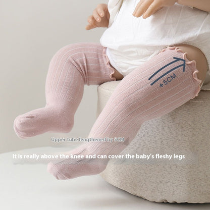 Children's Wooden Ear Over The Knee Mid-calf Length And Knee High Socks - X2-Shopping