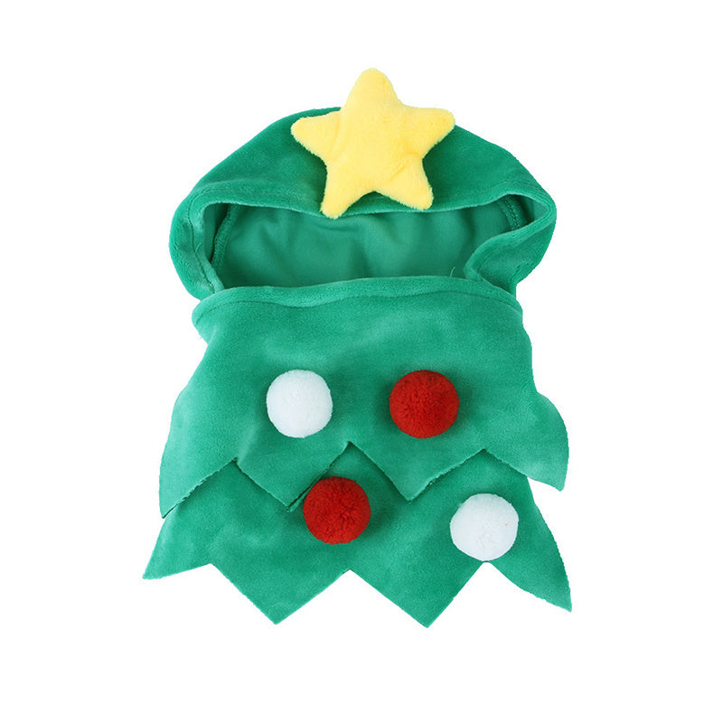 Cute Dog Cat Costume Christmas Cloak Halloween Disguise Cat - X2-Shopping