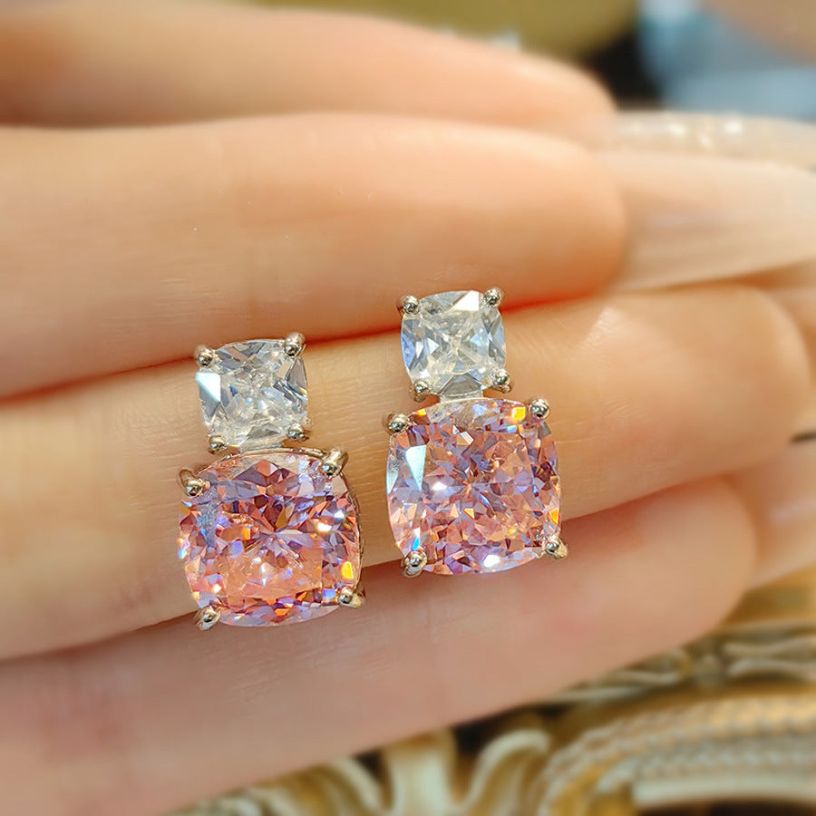 All-Match-Halskette mit Diamanten im Eisblumenschliff mit hohem Kohlenstoffgehalt