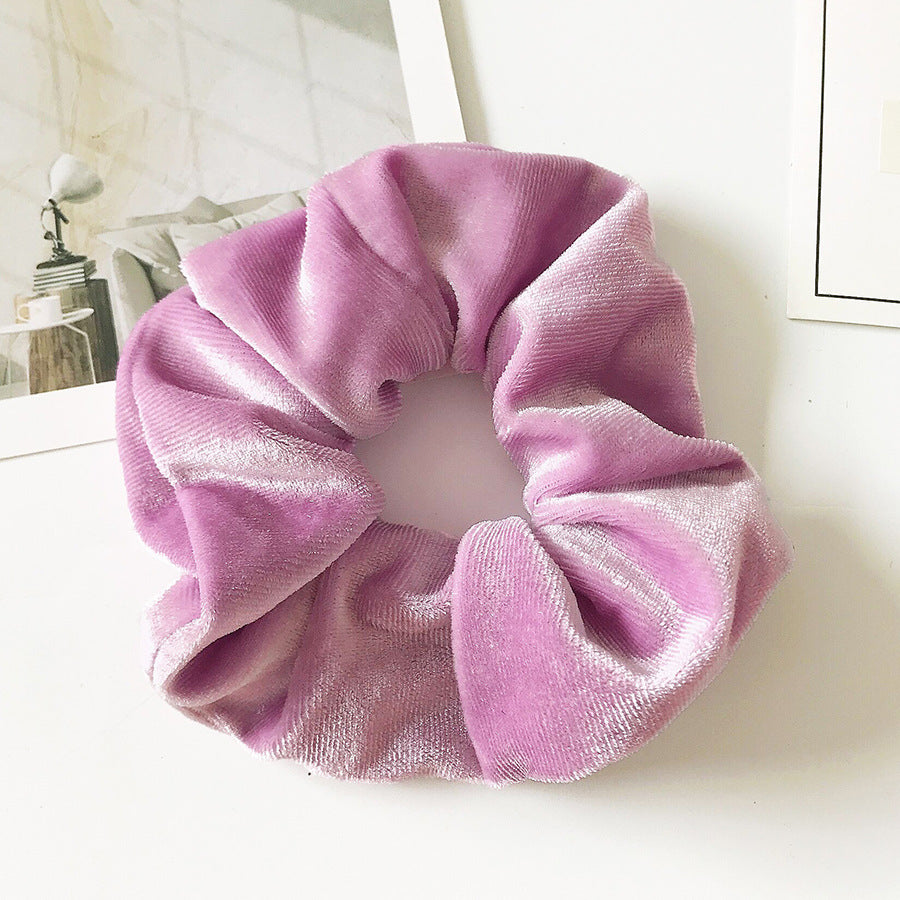 Flanell-Haargummi, Haarseil, Amazon-Samt, modischer Pferdeschwanz, Haar-Accessoires