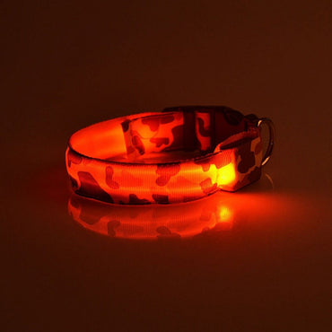 Camouflage pet supplies luminous dog collar - X2-Shopping