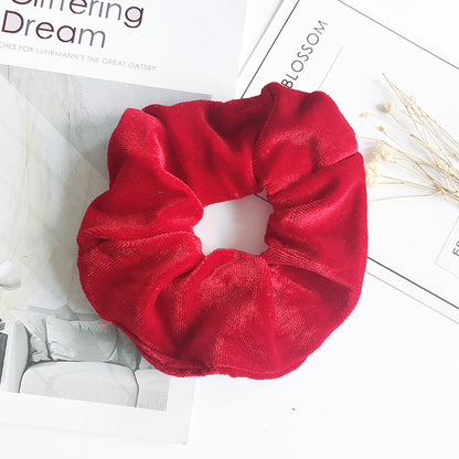 Flanell-Haargummi, Haarseil, Amazon-Samt, modischer Pferdeschwanz, Haar-Accessoires