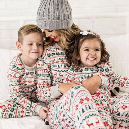 Christmas Pajamas Family Matching New Year Father Mother Kids Baby Look Clothes Set Dad Mom And Daughter Son Pyjamas Outfit - X2-Shopping