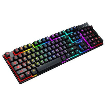 Gaming USB Leuchtende Kabeltastatur Schwebender Manipulator 